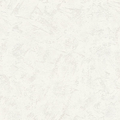 As Creation Bricoflor Non-Woven WallpaperPattern Wallpaper In White10,05 X 0,53 M from B&Q