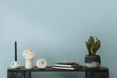 As Creation Bricoflor Non-Woven WallpaperPlain Wallpaper In Blue10,05 X 0,53 M