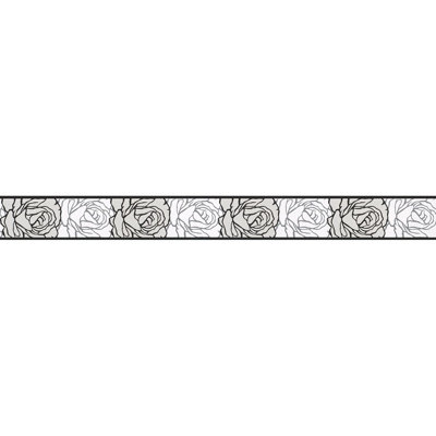 As Creation Floral Wallpaper Border In Black And WhiteMonochrome Flower Wallpaper BorderWallpaper Border In Black And White from B&Q