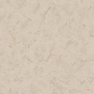 As Creation Bricoflor Paper WallpaperPlain Wallpaper In BeigeCream10,05 X 0,53 M from B&Q
