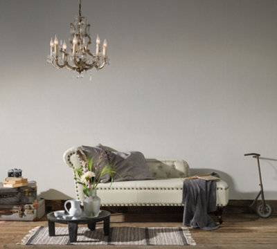 As Creation Bricoflor Non-Woven WallpaperPlain Wallpaper In BeigeCream10,05 X 0,53 M from B&Q