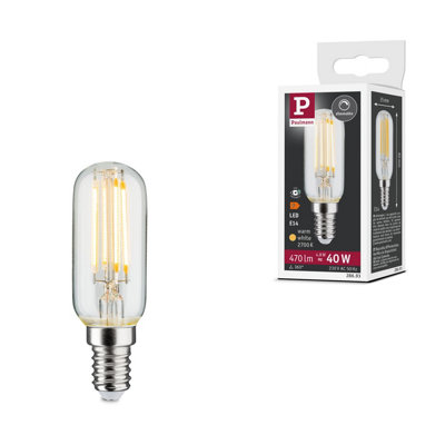 Paulmann 28693 Led Filament Tube Lamp 4.8 Watts Lamp Dimmable Clear 2700 K Warm White E14
