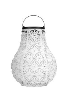 Pauleen 48303 Led Solar Lantern Sunshine Blaze White Ip44 Solar Luminaire from B&Q