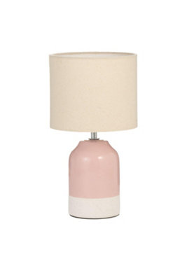 Pauleen 48323 Table Luminaire Sandy Glow E14 Max. 20W CreamPink FabricCeramic