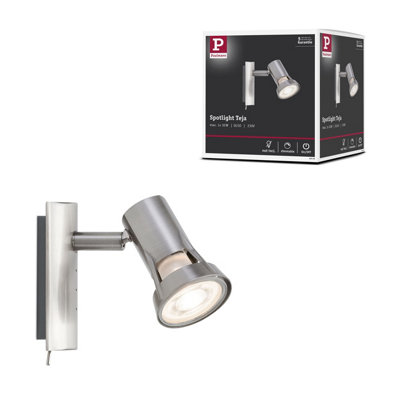Paulmann Spotlight Teja Gu10 230V Max. 10W Dimmable Satin Nickel