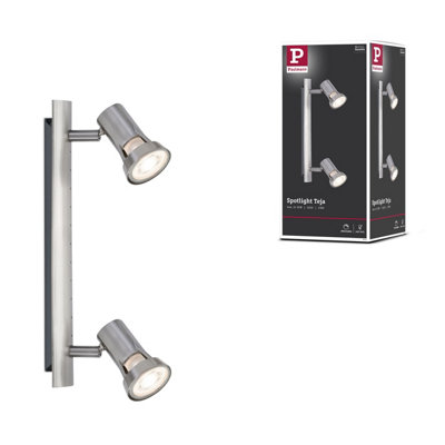 Paulmann Spotlight Teja Gu10 230V Max. 2X10W Dimmable Satin Nickel