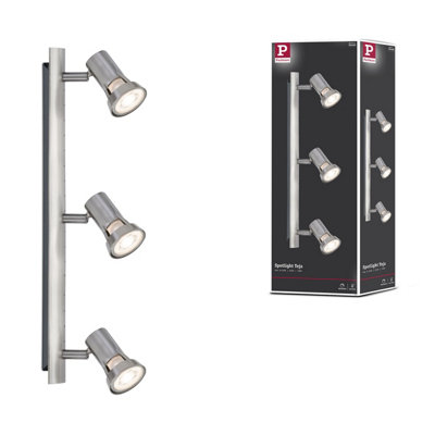 Paulmann Spotlight Teja Gu10 230V Max. 3X10W Dimmable Satin Nickel