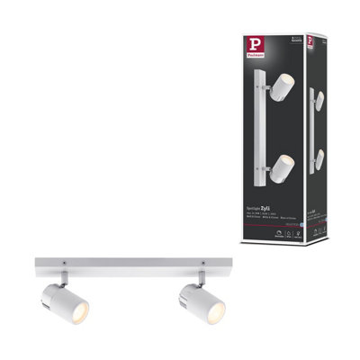 Paulmann Spotlight Zyli Ip44 Gu10 230V Max. 2X10W Dimmable WhiteChrome