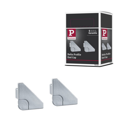 Paulmann 70266 Delta Profile Cap For A Clean Profile Finish 2-Pack Delta Profile Accessory Aluminium Matt Plastic For from B&Q