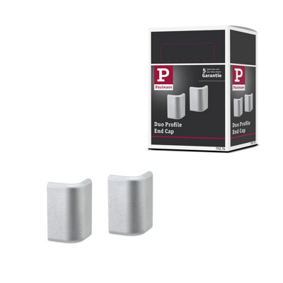 Paulmann 70274 Duo Profile Cap For A Clean Profile Finish 2-Pack Duo Profile Accessory Matt Aluminium Plastic For Led from B&Q