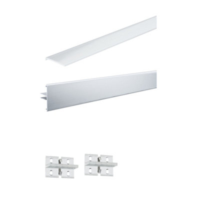 Paulmann 70520 Strip Duo Profile Set 1M Incl. 2 Clips And Diffuser Strip Anodised Aluminium Lighting Strip Aluminium from B&Q