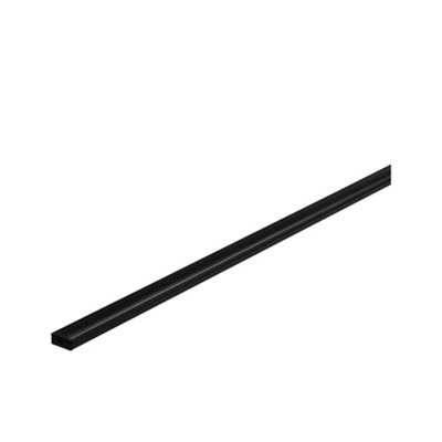 Paulmann 78901 Base Profile With Black Diffuser 2M Led Channels Black Strips AluminiumPlastic Strip from B&Q