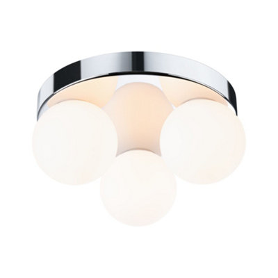 Paulmann 71062 Ceiling Luminaire Selection Bathroom Gove Ip44 G9 230V Max. 3X20W Dimmable ChromeSatin Bathroom