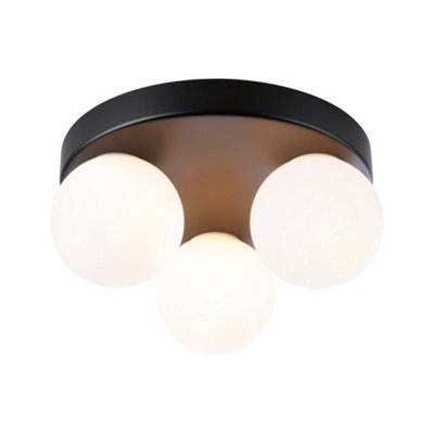 Paulmann 71069 Ceiling Luminaire Selection Bathroom Gove Ip44 G9 230V Max. 3X20W Dimmable Black MattSatin Bathroom