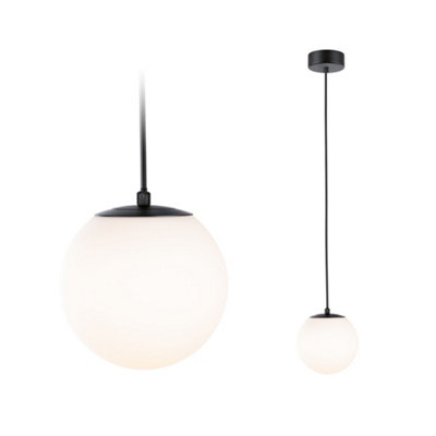 Paulmann 71073 Led Pendant Luminaire Selection Bathroom Gove Ip44 9W Black MattSatin Bathroom Luminaire