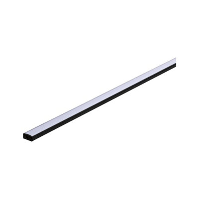 Paulmann 78902 Base Profile With White Diffuser 1M Led Channels Black Strips AluminiumPlastic Strip from B&Q