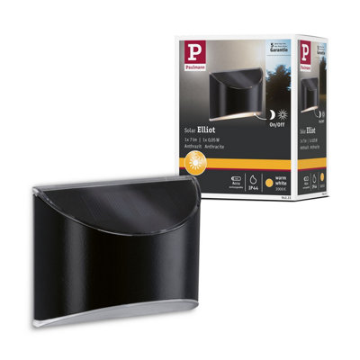 Paulmann 94233 Solar Pathway Luminaire Led Outdoor Luminaire Incl. 1X0.05 Watt Anthracite Plastic 3000 K Warm White from B&Q