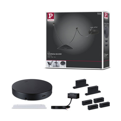 B&Q -  94628 Uline Accessories Installation Set 230 To 48V Max. 60W Black