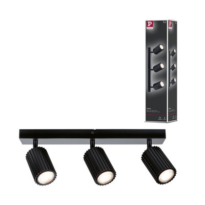 Paulmann Spotlight Lirena Gu10 Max. 3X10W Black Matt Metal 94921 from B&Q