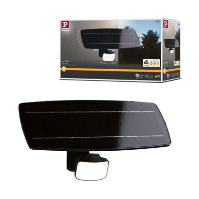 Paulmann 95706 Solar Floodlight Smart Home Zigbee 3.0 Flotas Zigbee Ip65 3000K 700Lm Anthracite from B&Q