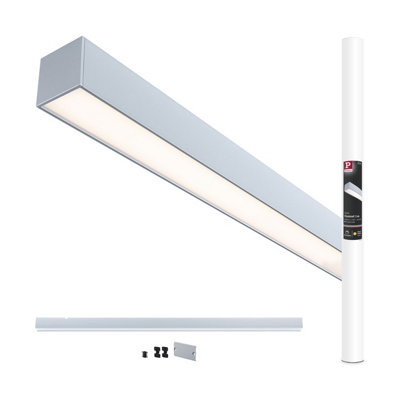 Paulmann 98174 Linion Light Channel Chrome Matt 1M 2X8,5W Chrome Matt from B&Q