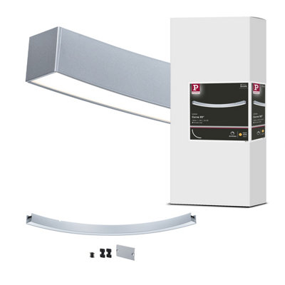 Paulmann 98177 Linion Light Channel 90  Deg. Tilt 24V 13W 3000K Chrome Matt from B&Q