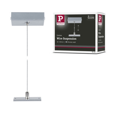 Paulmann 98188 Linion Suspension Cable 1,5M Chrome Matt from B&Q
