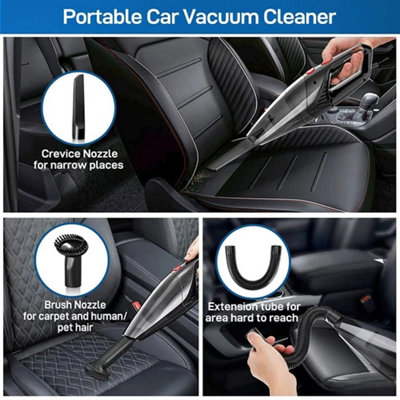 Portable Car Vacuum Cleaner – 8500Pa Strong Suction, Wet/Dry Handheld, Rechargeable