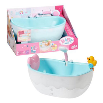  - Baby Born Bath Bathtub 835784Accessories For 36 Cm & 43 Cm Dolls With Light / Sound Effects ToddlersIncludes Pillow &
