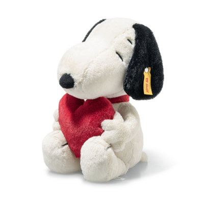 Steiff Snoopy Red Love Heart Soft Toy from B&Q