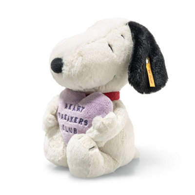 Steiff Snoopy Purple Heartbreakers Club Soft Toy from B&Q