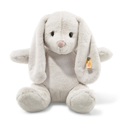 B&Q Light/Grey Steiff Hoppie Rabbit Soft Toy, 38Cm