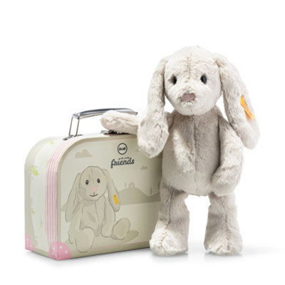 Steiff Hoppie Rabbit In Suitcase Soft Toy from B&Q
