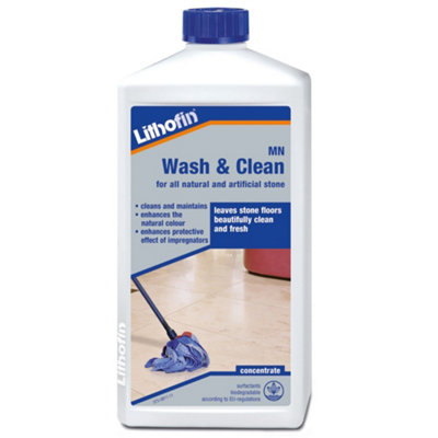 Lithofin Mn Wash & Clean For Natural & Artificial Stone1L from B&Q