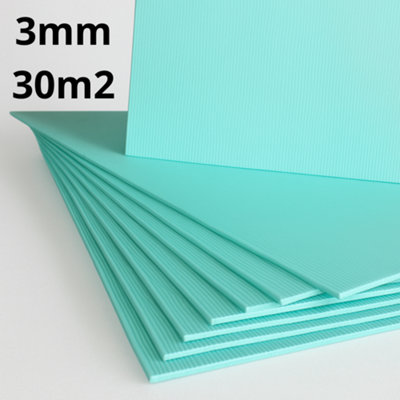 Corksystem Underlay Xps 3mm30M2 (322.92 Sqft)10% DenserUk Brand Thermal Underlay For Laminate & Wood Floors from B&Q
