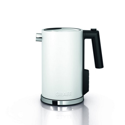 Graef 1.2L Kettle360 Swivel BaseOverheat ControlAuto-Shut OffFilter Coffee Function2015WStainless Steel White from B&Q