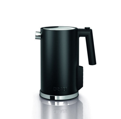 Graef 1.2L Kettle360 Swivel BaseOverheat ControlAuto-Shut OffFilter Coffee Function2015WStainless Steel Black from B&Q