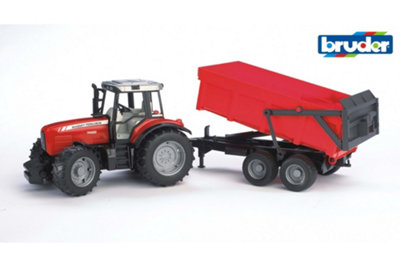 Bruder Massey Ferguson 7480 With Tipping Trailer Detailed Vehicle & Playset Model from B&Q