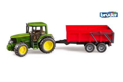 Bruder Unisex Green 1:16 John Deere 6920 With Tipping Trailer In | Size: 1 Pack - Image 7