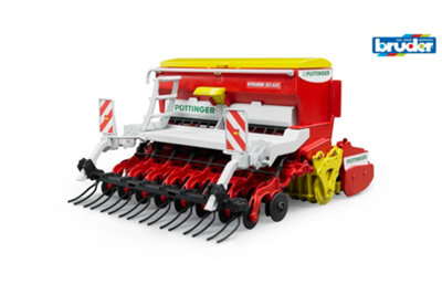 Bruder Pottinger Vitasem 302 Add Harrow-Mounted Seed Drill Detailed Vehicle & Playset Model from B&Q