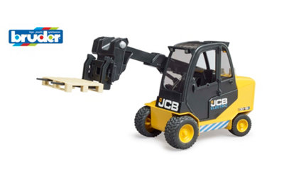 Bruder Unisex Yellow 1:16 Jcb Teletruk With Pallet - Telescopic Forklift With Forward In | Size: 1 Pack - Image 9