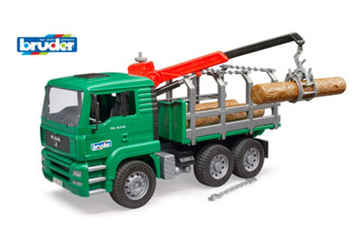 Bruder  Kids  1:16 Man Tga Timber Truck With Loading Cran in Size 01:16, Sports Direct - Image 7
