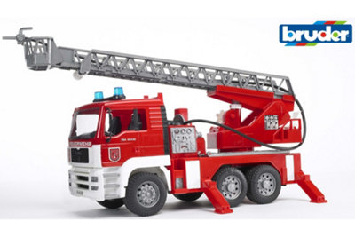 Bruder Man Tga Fire Engine 1:16 With Retractable Ladder, Water Pump & Sound - Image 11