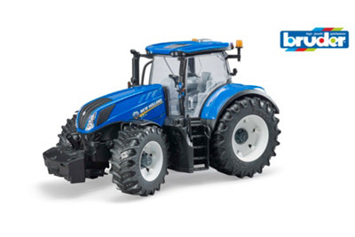 Bruder Toy NEW HOLLAND T7.315 Tractor with Working Steering & Hitch  1:16 03120 - Image 7