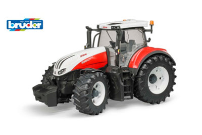 Bruder Steyr 6300 Terrus Cvt Detailed Vehicle & Playset Model from B&Q