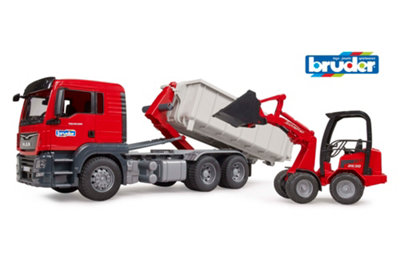 Bruder Bruder 1:16 MAN TGS Truck with Roll-Off-Container - Image 9