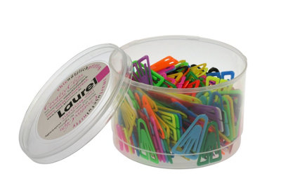 Laurel Paperclips Plastic Non Magnetising 35mm Assorted Colours Ref - Image 5