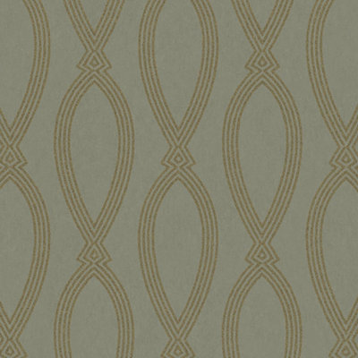 Galerie Purity Green Geometric Wallpaper from B&Q