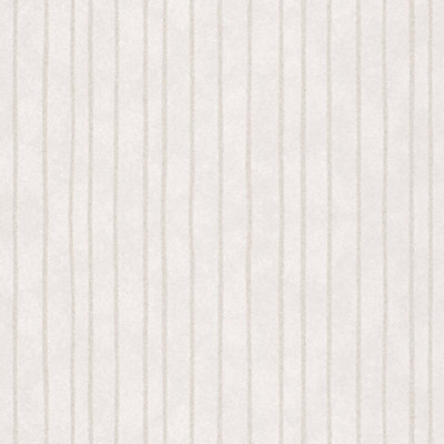 Galerie Purity Cream Stripe Wallpaper from B&Q