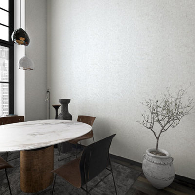 Galerie Perfecto 2 Cream Crackle Texture Textured Wallpaper from B&Q